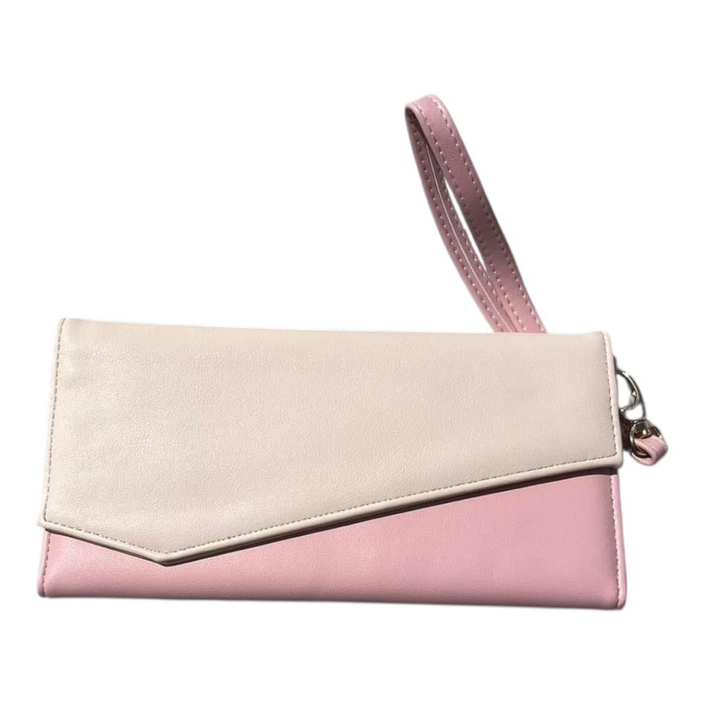 Elegant Pink and Cream Women's Clutch